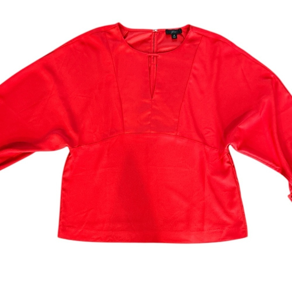 J.CREW Keyhole V-neck Top